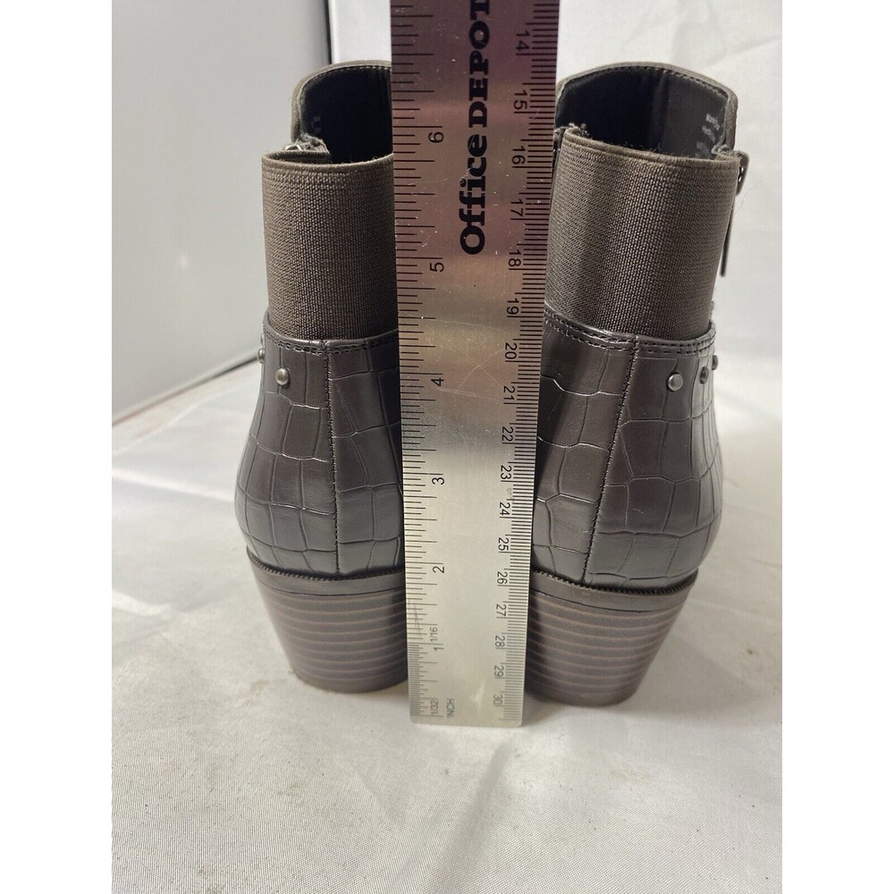 Market & Spruce Women's Kadie Bootie Brown Ankle Boots Size 10 - Picture 5 of 9